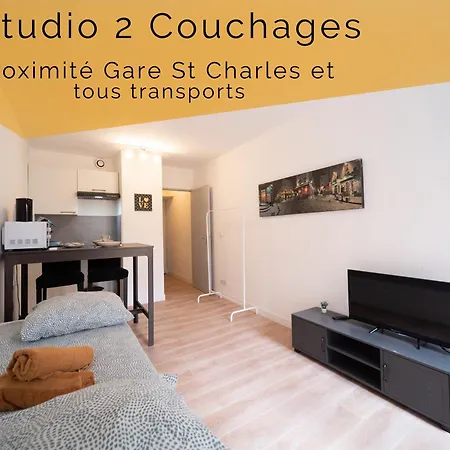 شقة Tout Equipe A 6 Minutes De La Gare St Charles